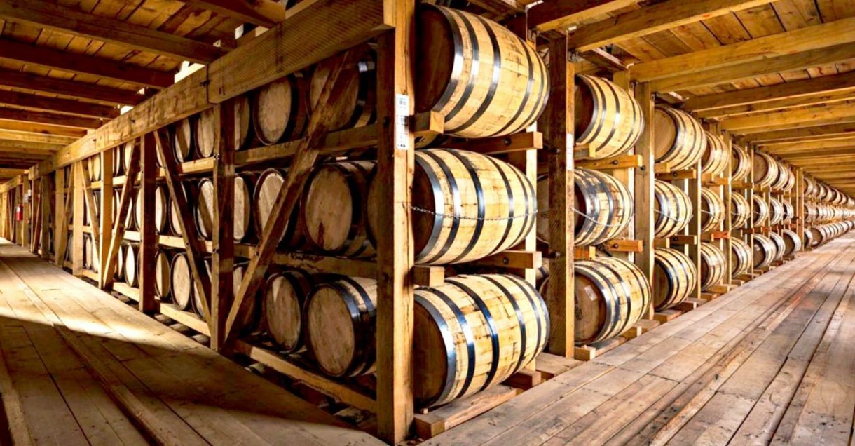 Storing casks of Irish whiskey and whiskey barrels for investors