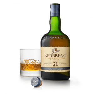 A bottle of Redbreast, one of the best Irish whiskeys